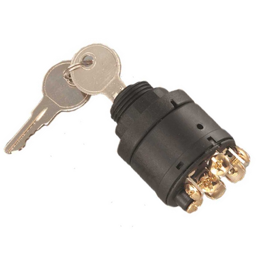 Blocchetto di avviamento 4 posizioni/ 7 terminali stagno in resina