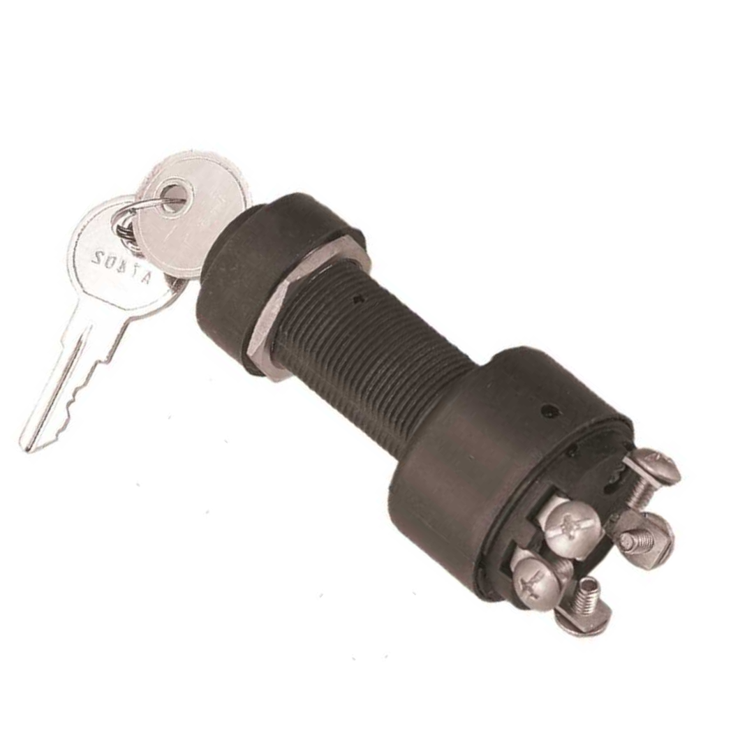 Blocchetto di avviamento 3 posizioni / 5 terminali stagno in resina