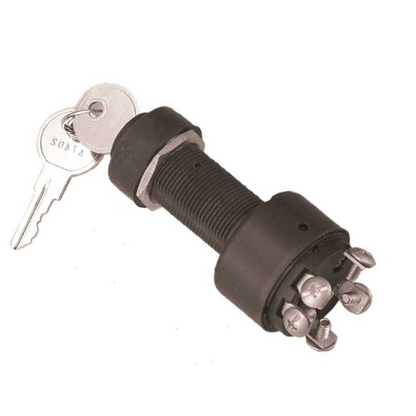 Blocchetto di avviamento 3 posizioni / 5 terminali stagno in resina