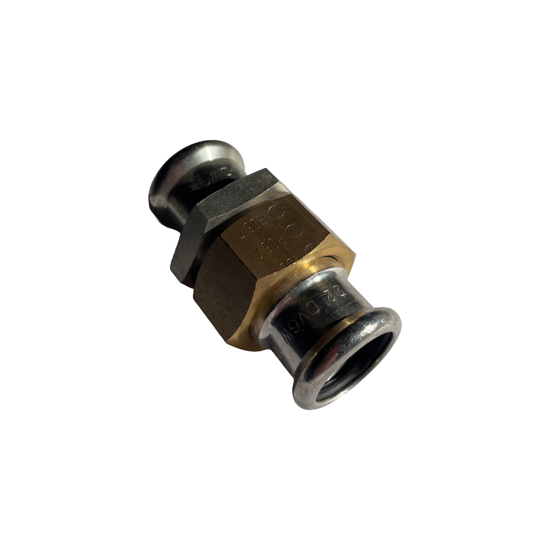 Bocchettone raccordo Geberit Mapress acciaio inox a pressare