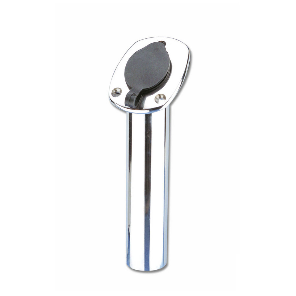 Boccola portacanna a incasso in acciaio inox