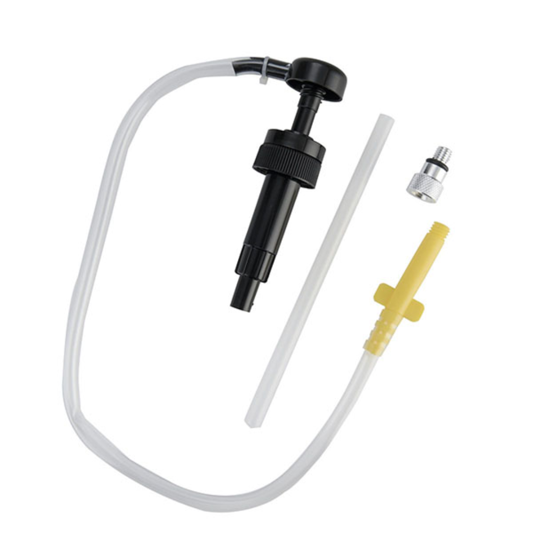 Pompa cambio olio piede con adattatore