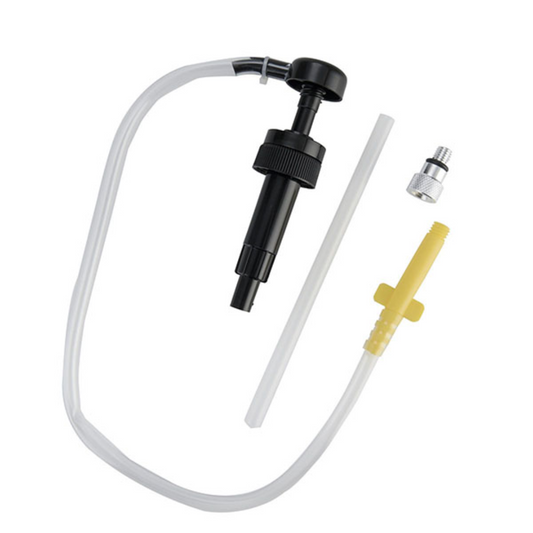 Pompa cambio olio piede con adattatore