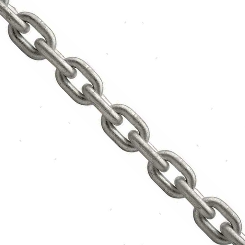 Catena calibrata in acciaio zincato -DIN 766- 30/50/75/100 metri