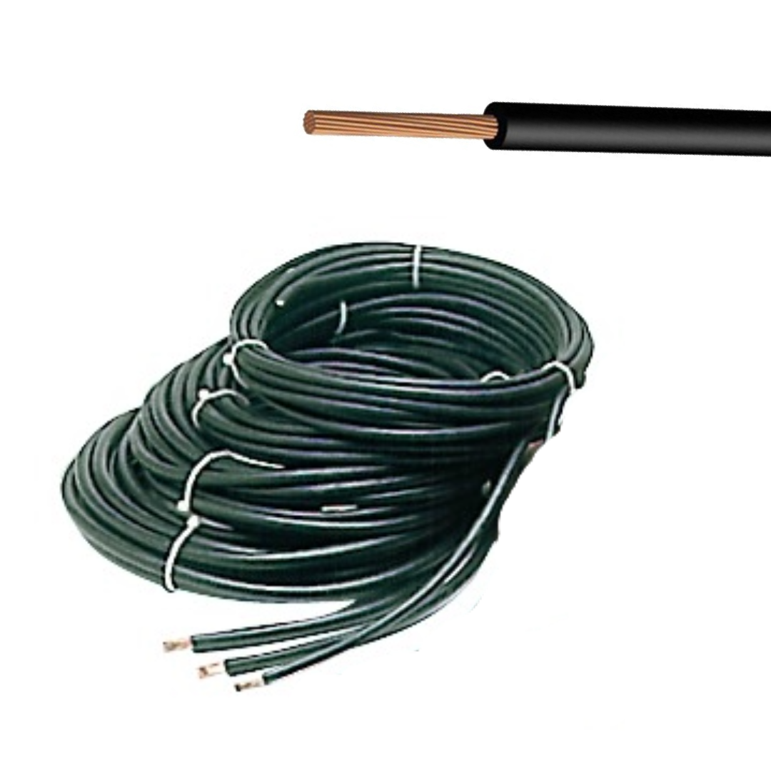 Cavo elettrico per batterie nero 35 mmq