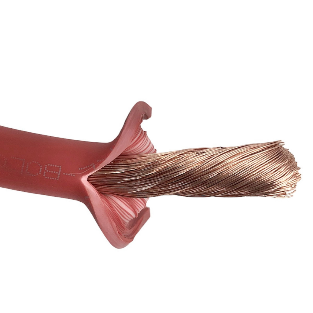 Cavo marino elettrico in neoprene per batterie certificato 25 mm