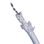 Cima a treccia piombata all'interno bianca