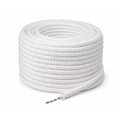 Cima a treccia piombata all'interno bianca