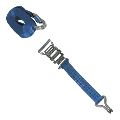 Cinghia tensionatrice regolabile blu fissaggio INOX 750 Kg