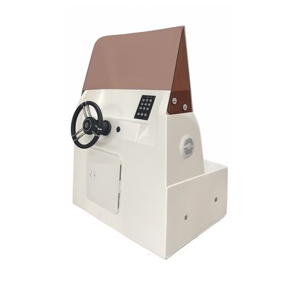 Consolle nautica in vetroresina di guida con panca