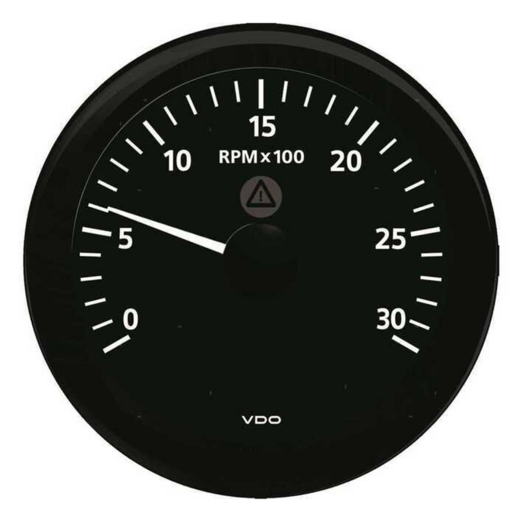 Contagiri/contaore VDO serie "black view" Ø 85 mm (Premium)