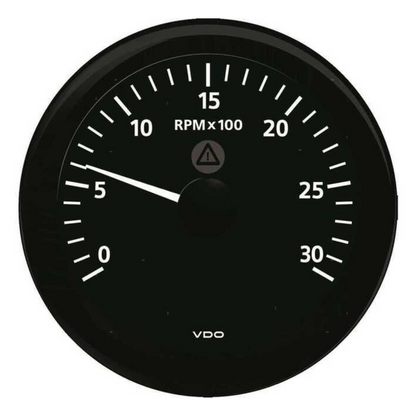 Contagiri/contaore VDO serie "black view" Ø 85 mm (Premium)