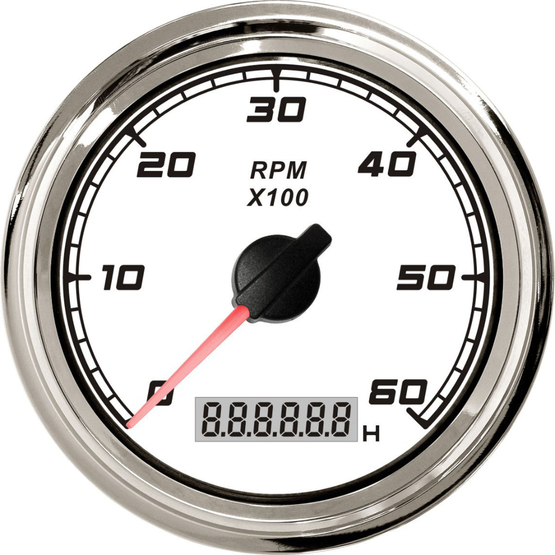 Contagiri con contaore serie "X-LINE" Bianco