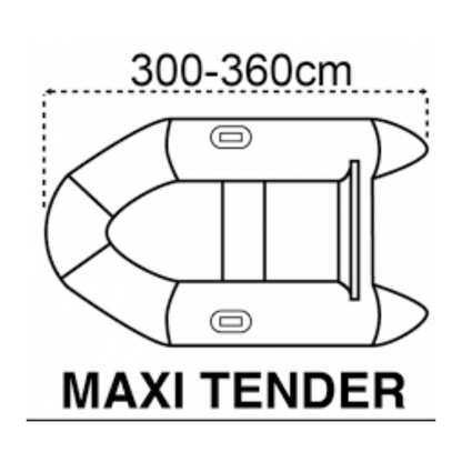 Telo copritender 160<>360 mm Argento 210 denari