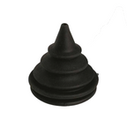 Cuffia passacavi a incasso nera Ø 50 mm