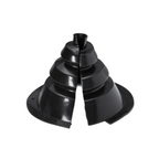 Cuffia passacavo apribile soffietto cavi nera Ø 135 mm