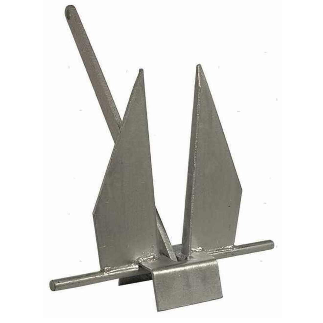 Danforth anchor in galvanized steel