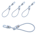 Elastici con gancetti Ø 6 x 300 mm (4 pz)
