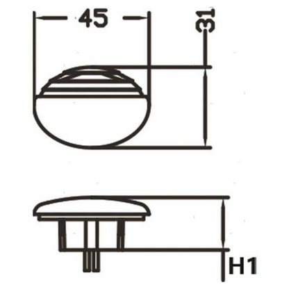Luce di cortesia Epillitic 12V