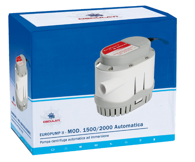 Pompa di sentina automatica Europump 12V 128 l/min