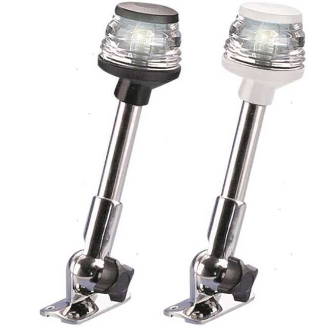 360° light on foldable stainless steel pole RINA &lt; 12 m