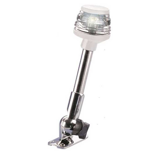 Fanale 360° su asta abbattibile inox R.I.N.A < 12 mt