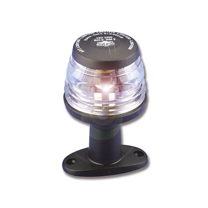Luce di fonda 12V nera 110 mm per imbarcazioni <20 metri