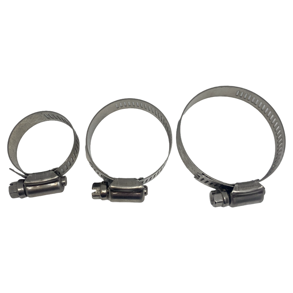 Fascette in acciaio inox banda 13 mm (4 pz)