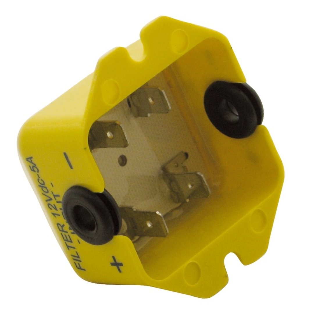 Filtro elettronico antisturbi 12V 60 watt 5 amp