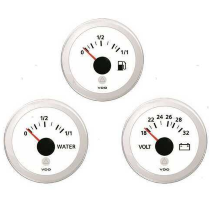 Indicatori di livello VDO serie "white view" (Premium)