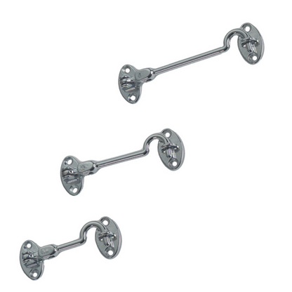 "Classic" chrome-plated brass door stop hook