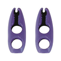 Gancetti autobloccanti viola per elastici Ø 5<>6 mm