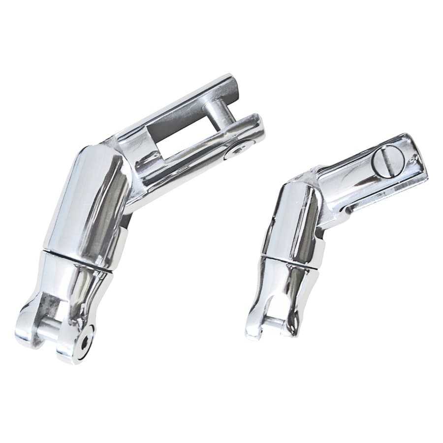 Attacco girevole doppio snodo per ancore