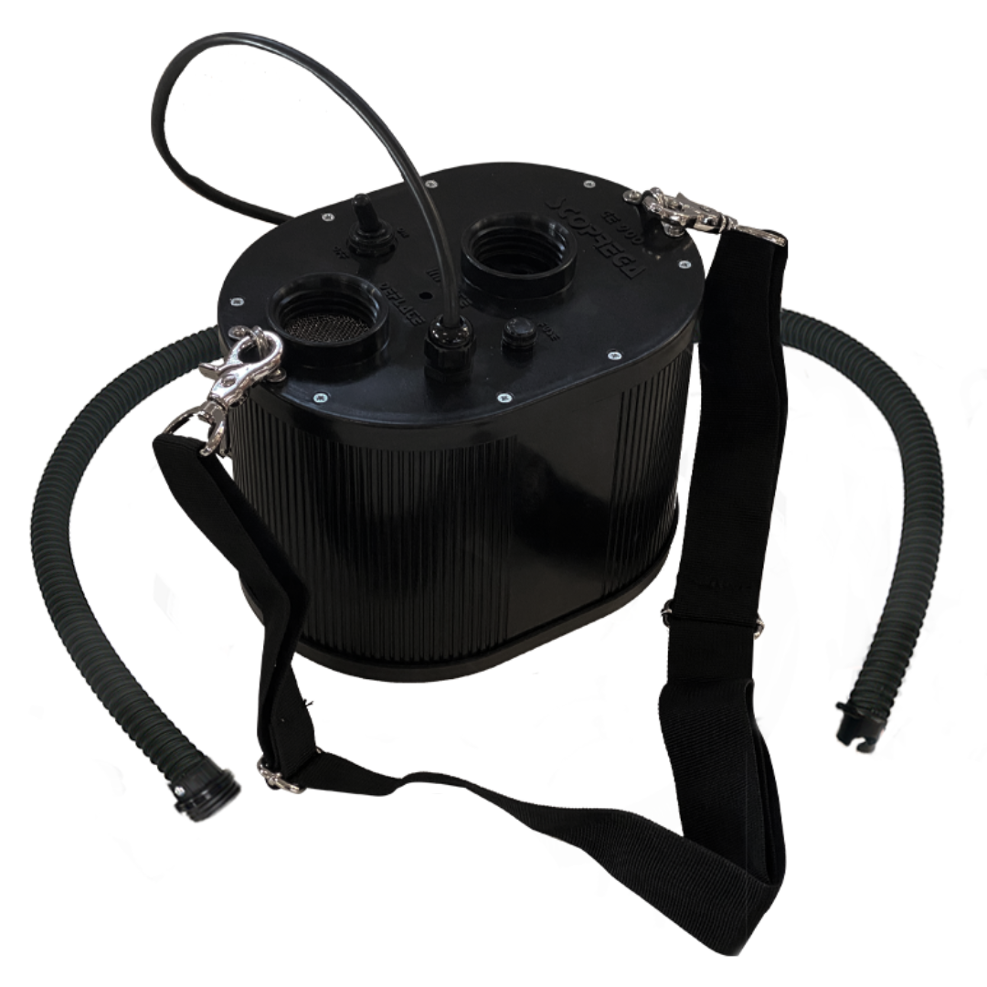 Gonfiatore elettrico 170 mbar Scoprega GE 900 + tubo