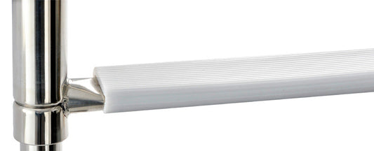 Scaletta inox telescopica 4 gradini bianchi (Stretta)