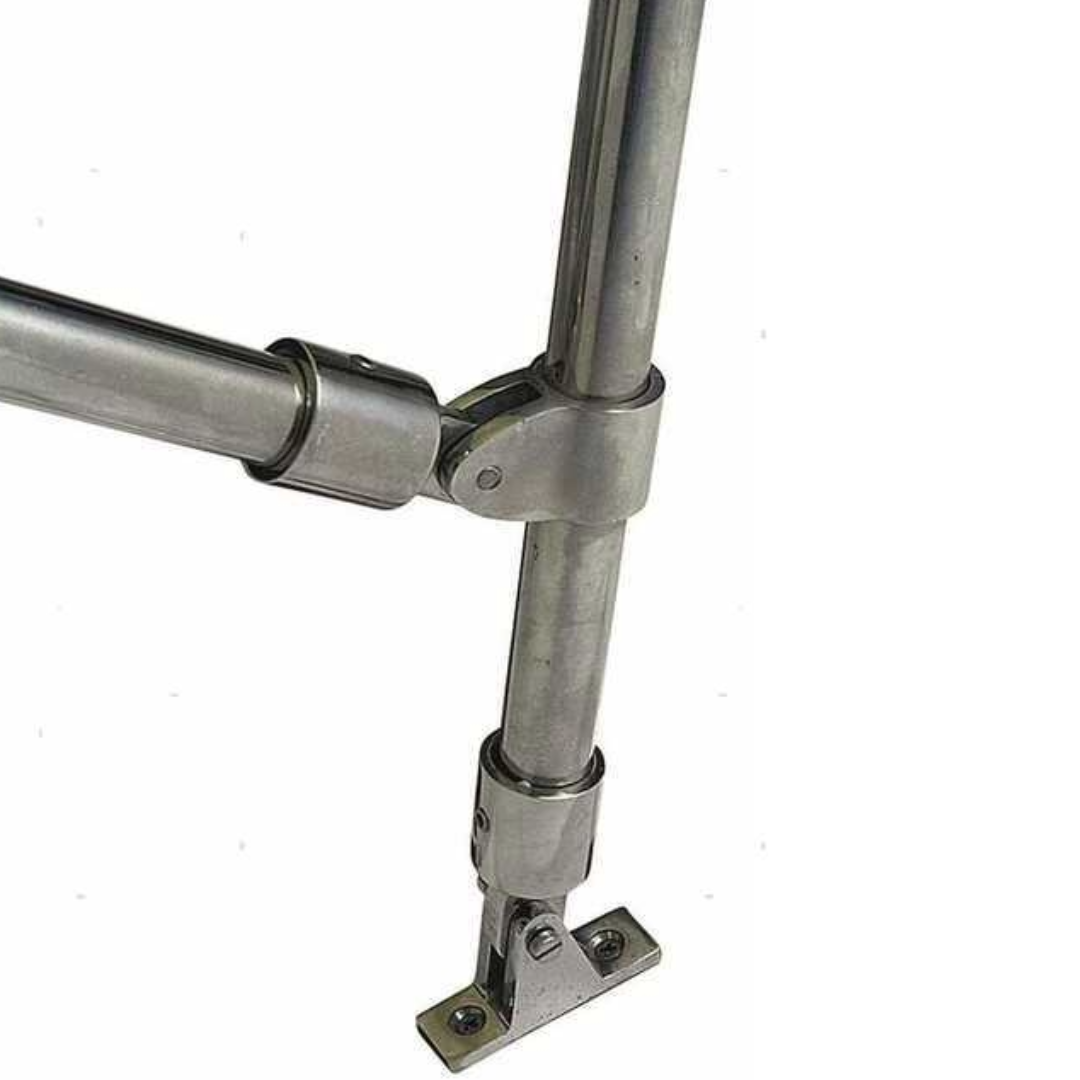 Stainless steel T-joint attachment for awnings