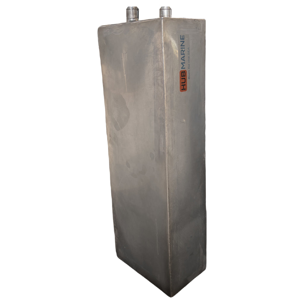 Serbatoio inox Hubmarine D1509 – vista verticale del corpo