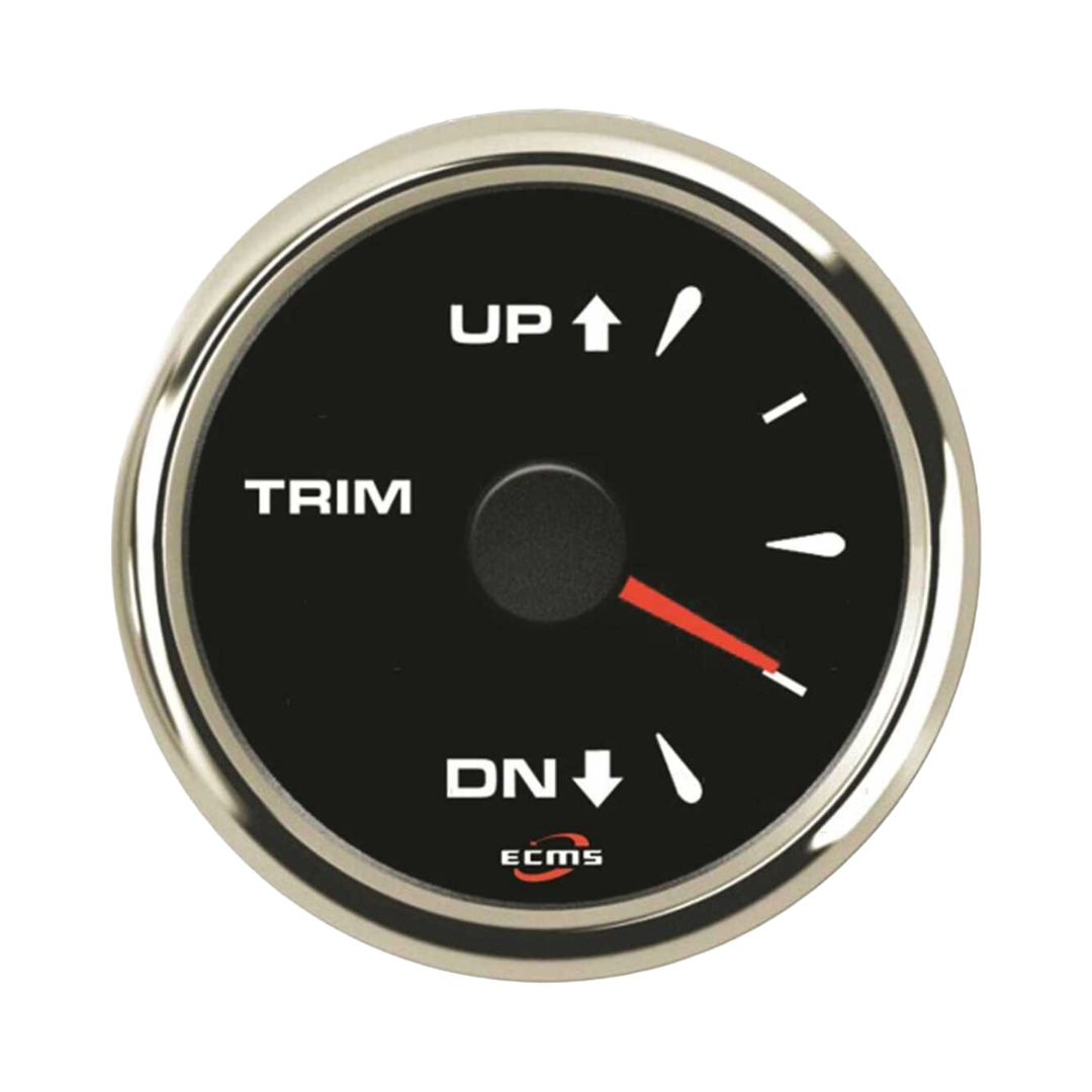 Indicatore Trim Elettronico 167-10 Ohm Diametro 52 mm 12/24 Volts