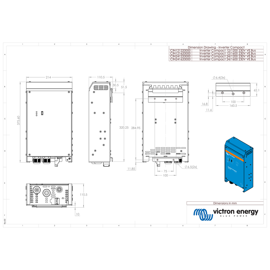 Inverter Phoenix compact 12V - 230V onda sinusoidale pura