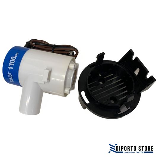 Pompa di sentina 12V, 1100 Gph (69 Lt/min)