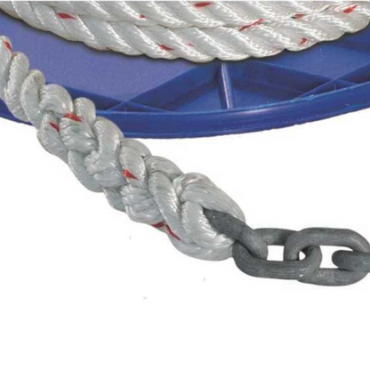 Kit ancora, catena calibrata zincata + cima