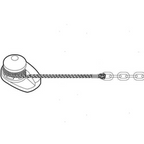 Kit ancora inox , catena calibrata Inox + treccia