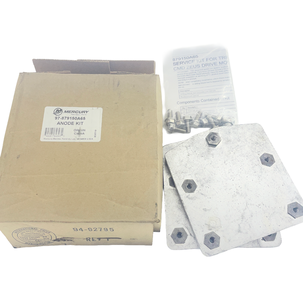 Kit Anodi Alluminio per Trim Tab Zeus Pod Mercury - 97-879150A65