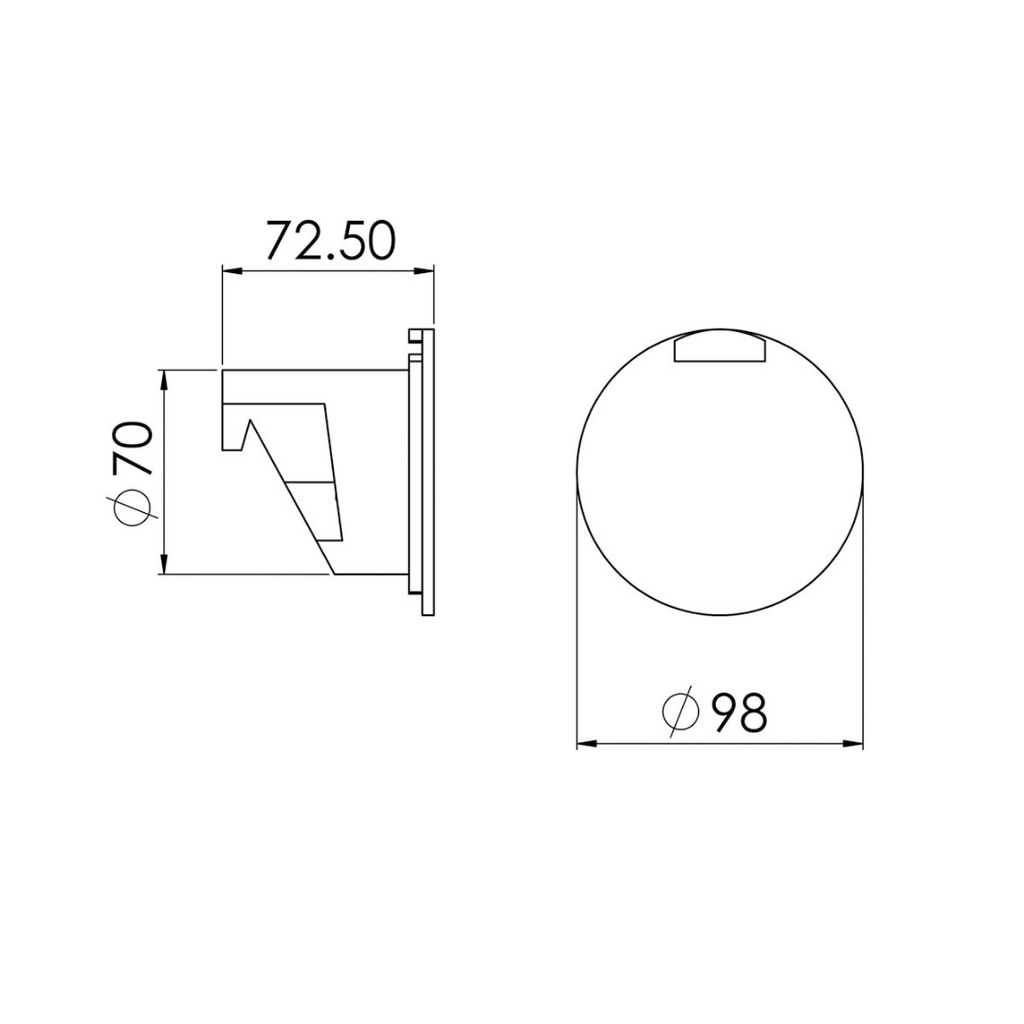 Kit contenitore doccetta con tubo 4 metri bianco