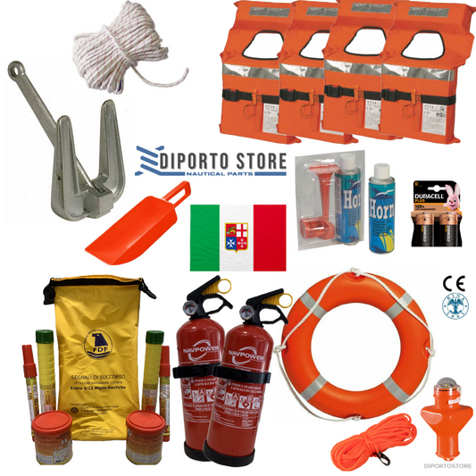 Kit navigazione entro 12 miglia per 4 persone - Essential four 2024