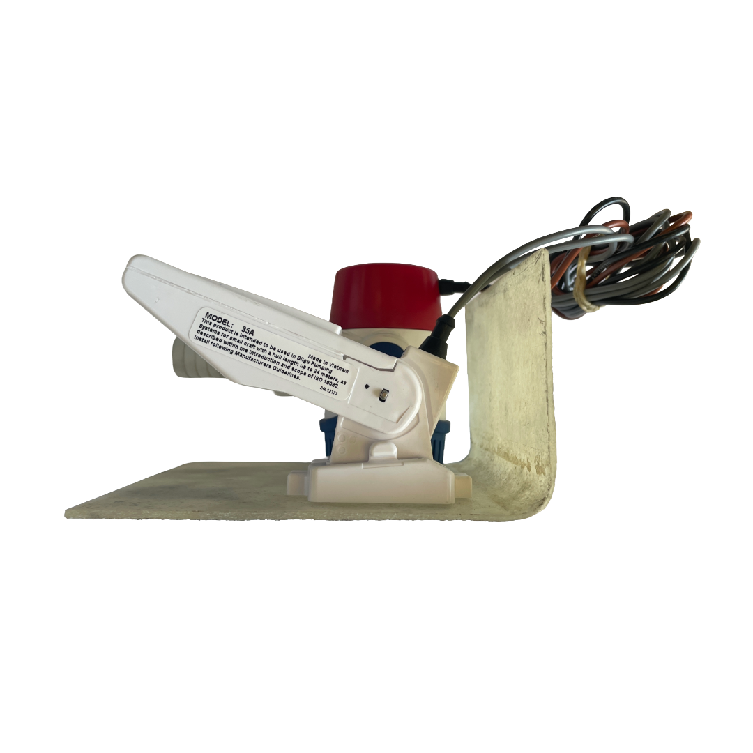 Kit Pompa di Sentina Rule 500 GPH con Galleggiante Automatico e Staffa a L