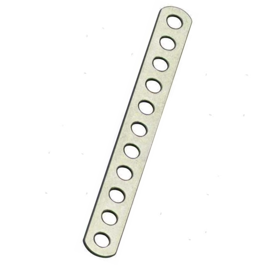 Landa forata in acciaio inox 1 metro