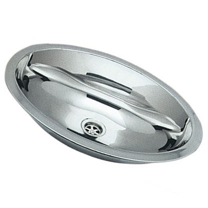 Lavello ovale in Acciaio inox 510 x 390 mm
