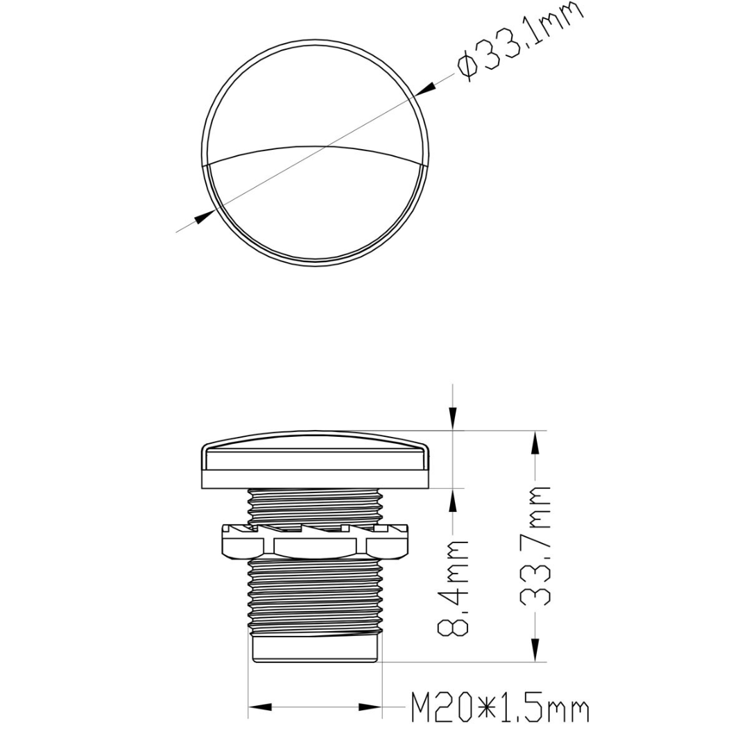 Luce di cortesia LED a incasso 12V