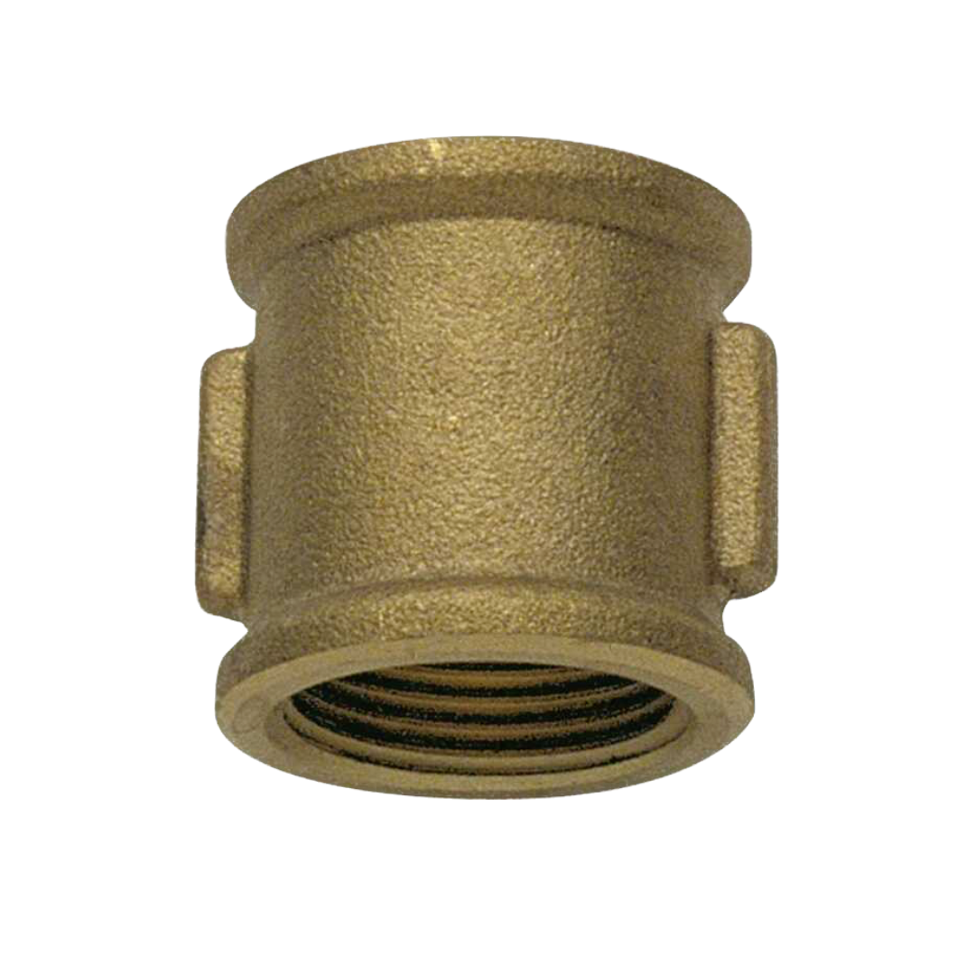 Manicotto F-F in ottone